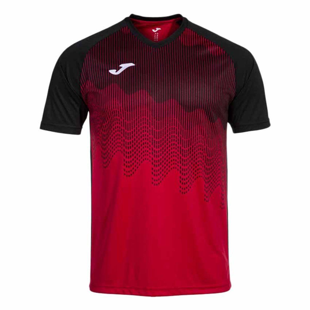 Joma Tiger Vi T-shirt Met Korte Mouwen Rood,Zwart 5-6 Years Jongens