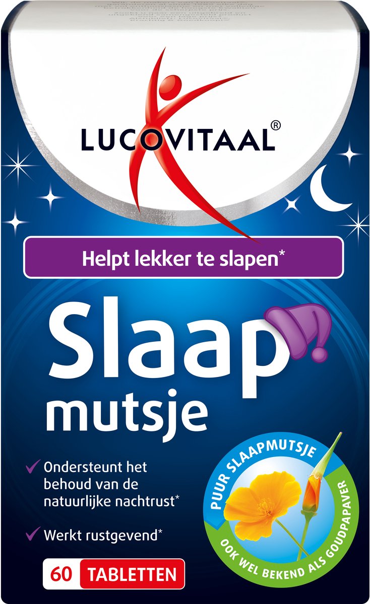 2+2 gratis: Lucovitaal Slaapmutsje 60 tabletten