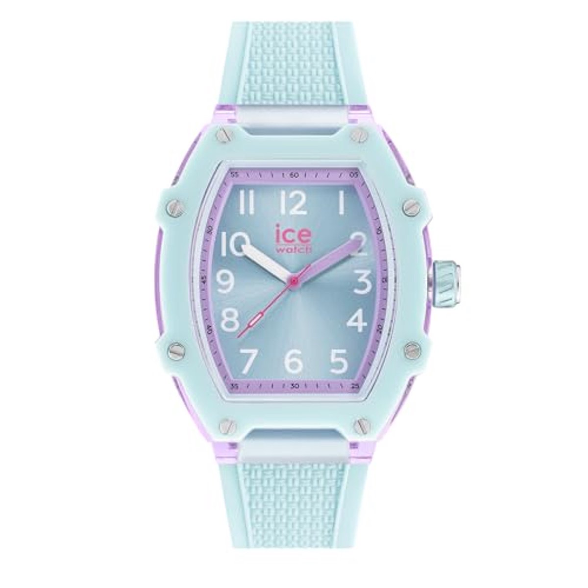 Meisjes Horloge met Siliconen Band - Blauwe Daisy Design