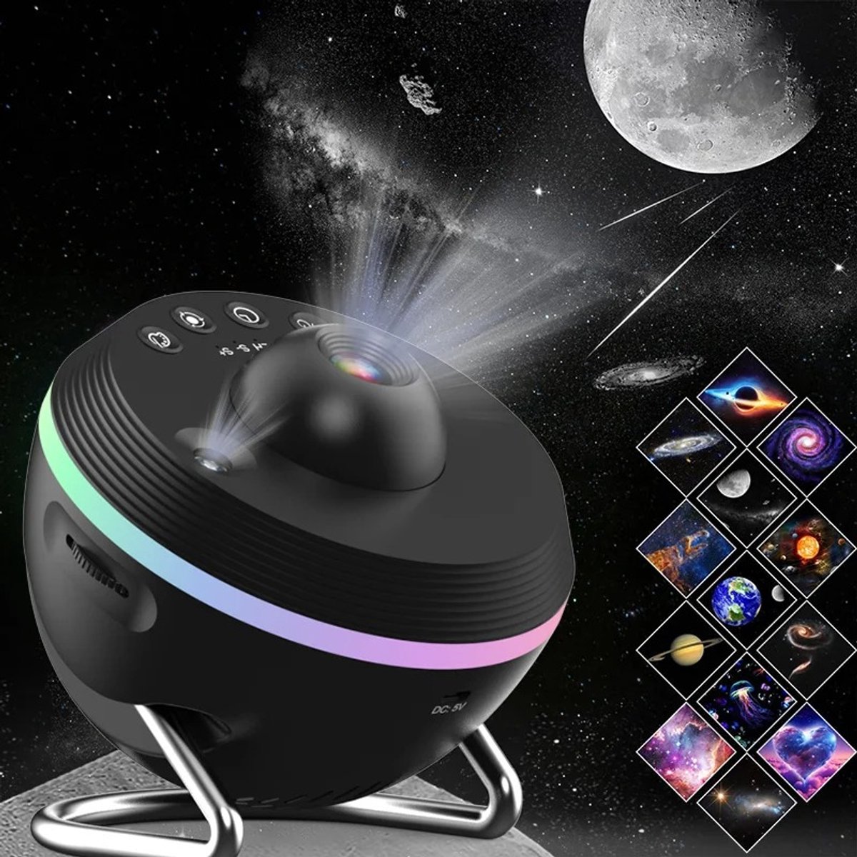 ACEP Galaxy lamp - Sterren projector - Galaxy - Nachtlamp - Kinderkamer decoratie - Astronaut sterren projector - Sterrenlamp