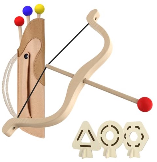 BOGENHELD® Pijl en boog voor kinderen, boogschietset met 5 x