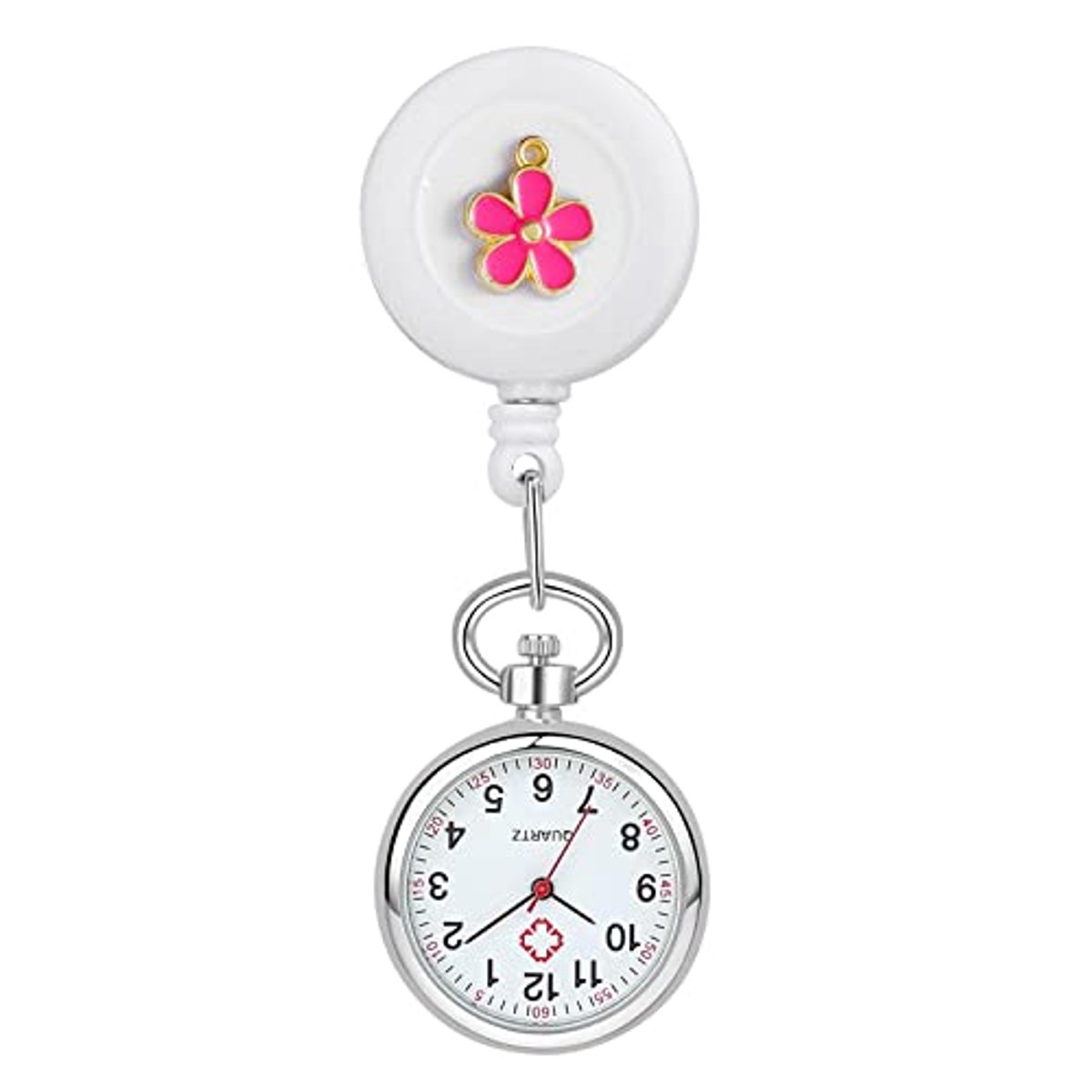 Verpleegstershorloge Bloemen Ontwerp Analoog Polshorloge Uniseks