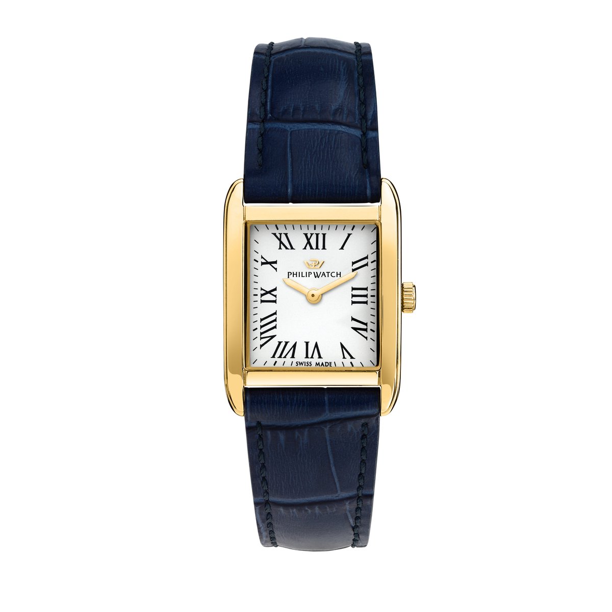 Philip watch - R8251225501 - Museum Lady - Roestvrij staal - Blauw - Goudkleurig - 34-24.7 MM - Swiss Made - Dames horloge