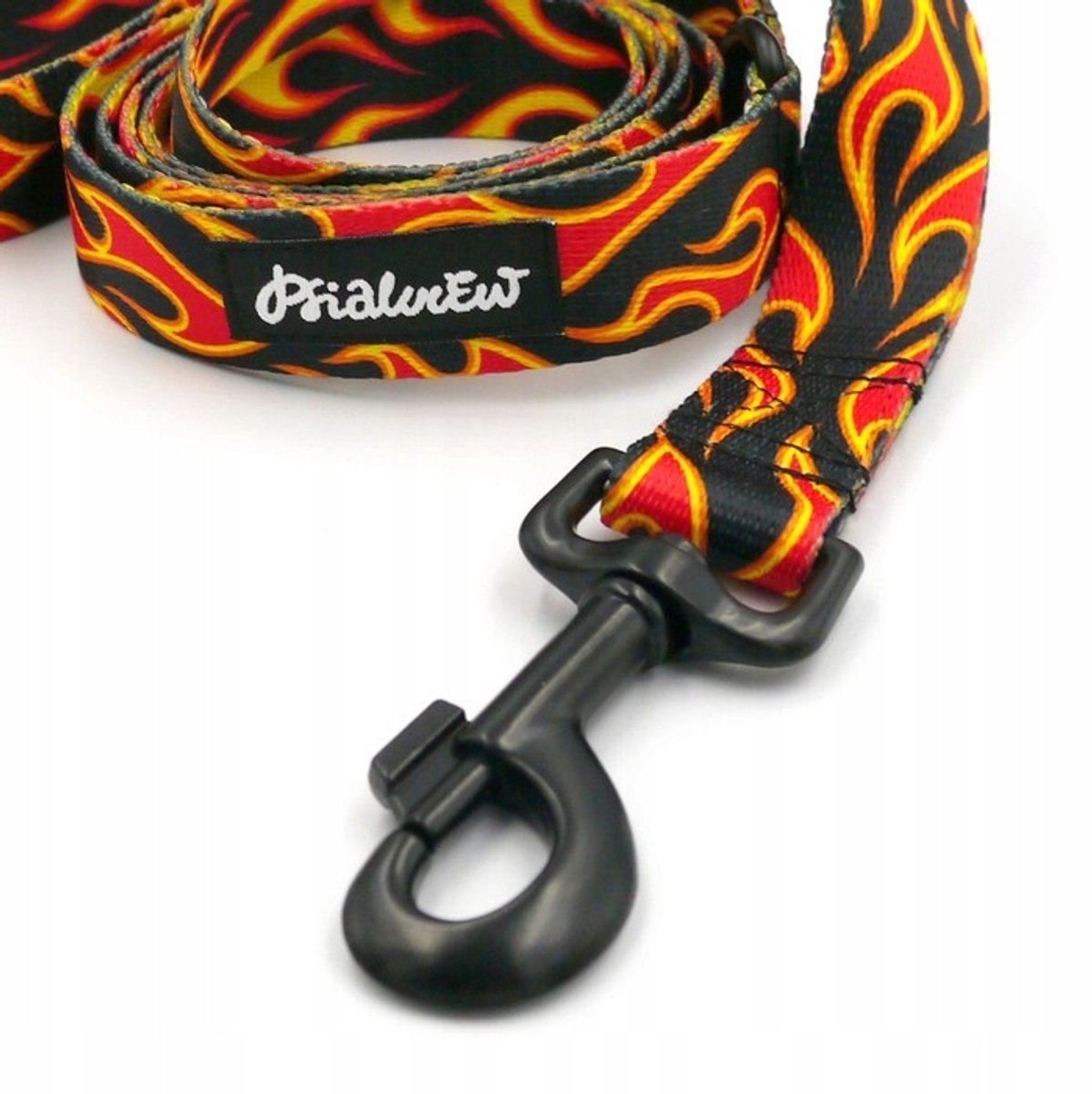 Hondenlijn Dog On Fire 160cm - Stoer Rock & Roll Design