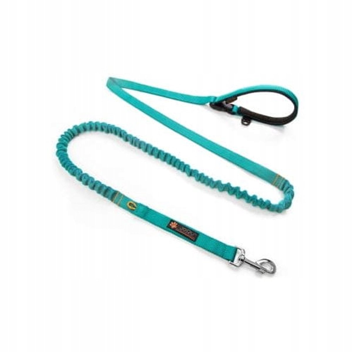JoQu Hondenriem met Schokdemper - Dogtrekking, Joggen - Turquoise 2.95m