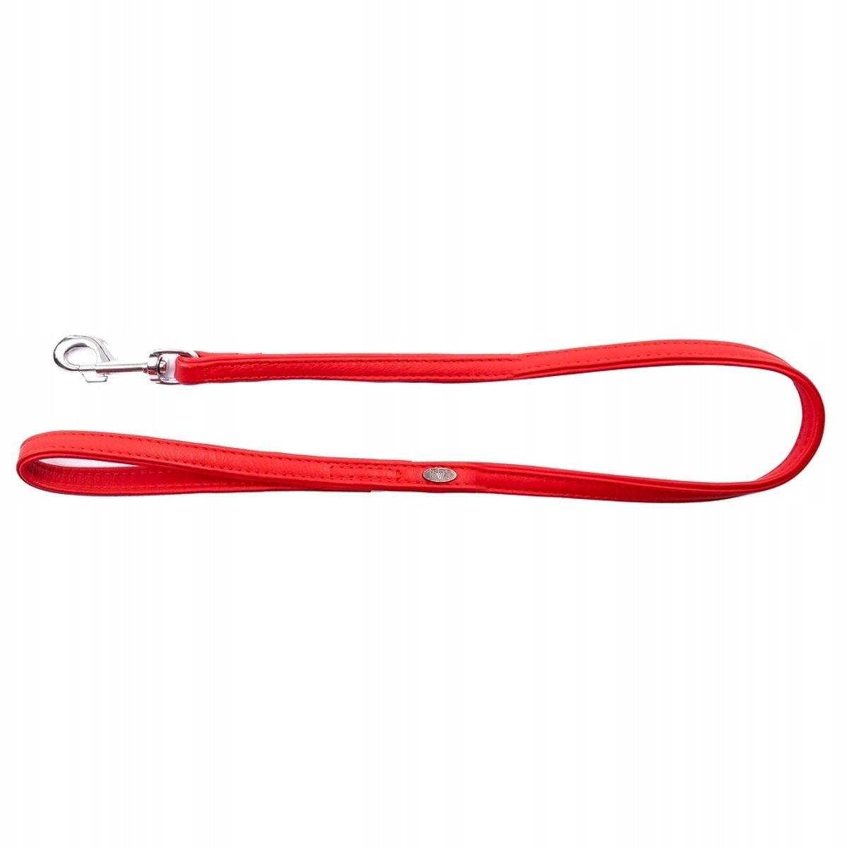 Dingo Royal Lederen Hondenhalsband Rood 2cm x 100cm