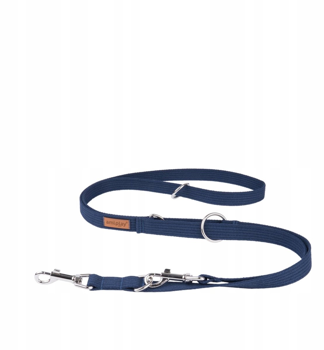 Amiplay Cotton Hondenlijn Verstelbaar 6-in-1 L Blauw 200x2,5cm
