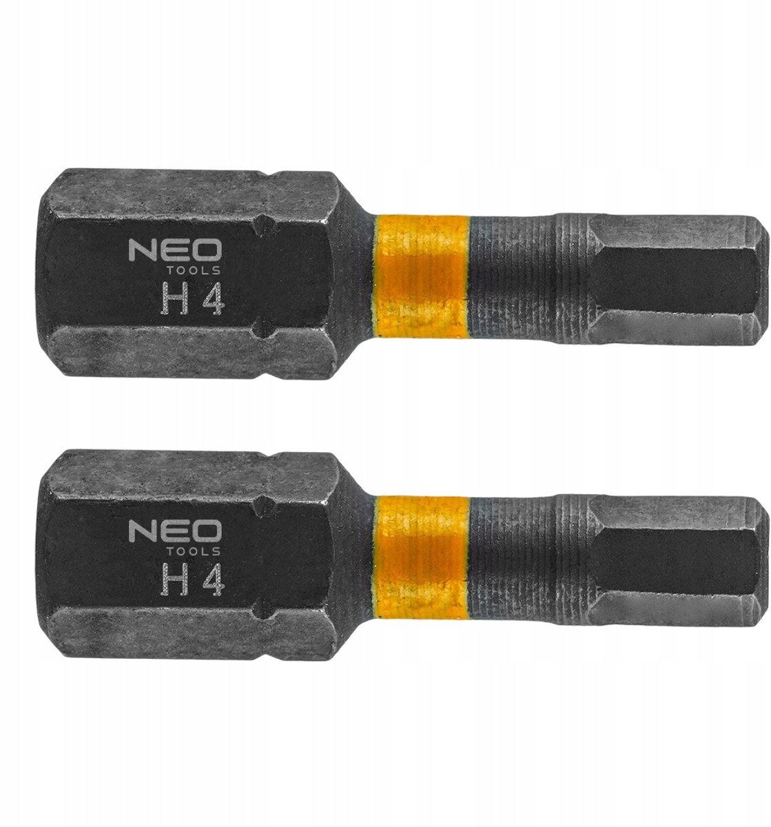 NEO TOOLS Slagbits HEX4 x 25 mm - 2 stuks