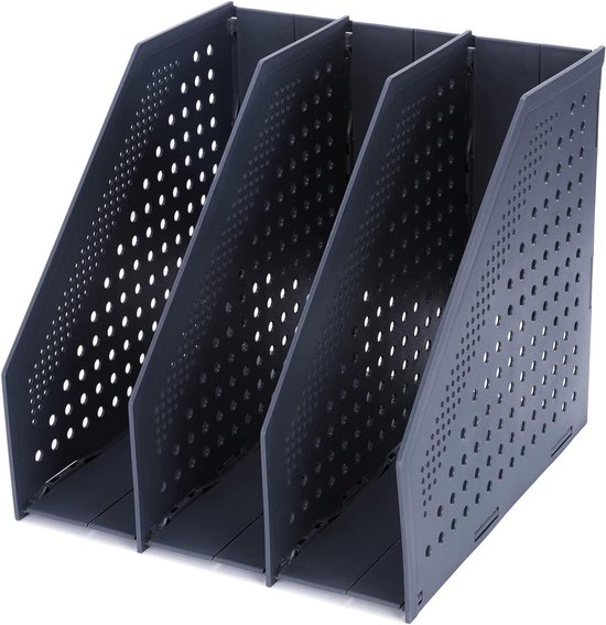 SUPEASY Organizador de 5 Bandejas de Papel Bandeja de Cartas con Asa - Organizador de Archivos