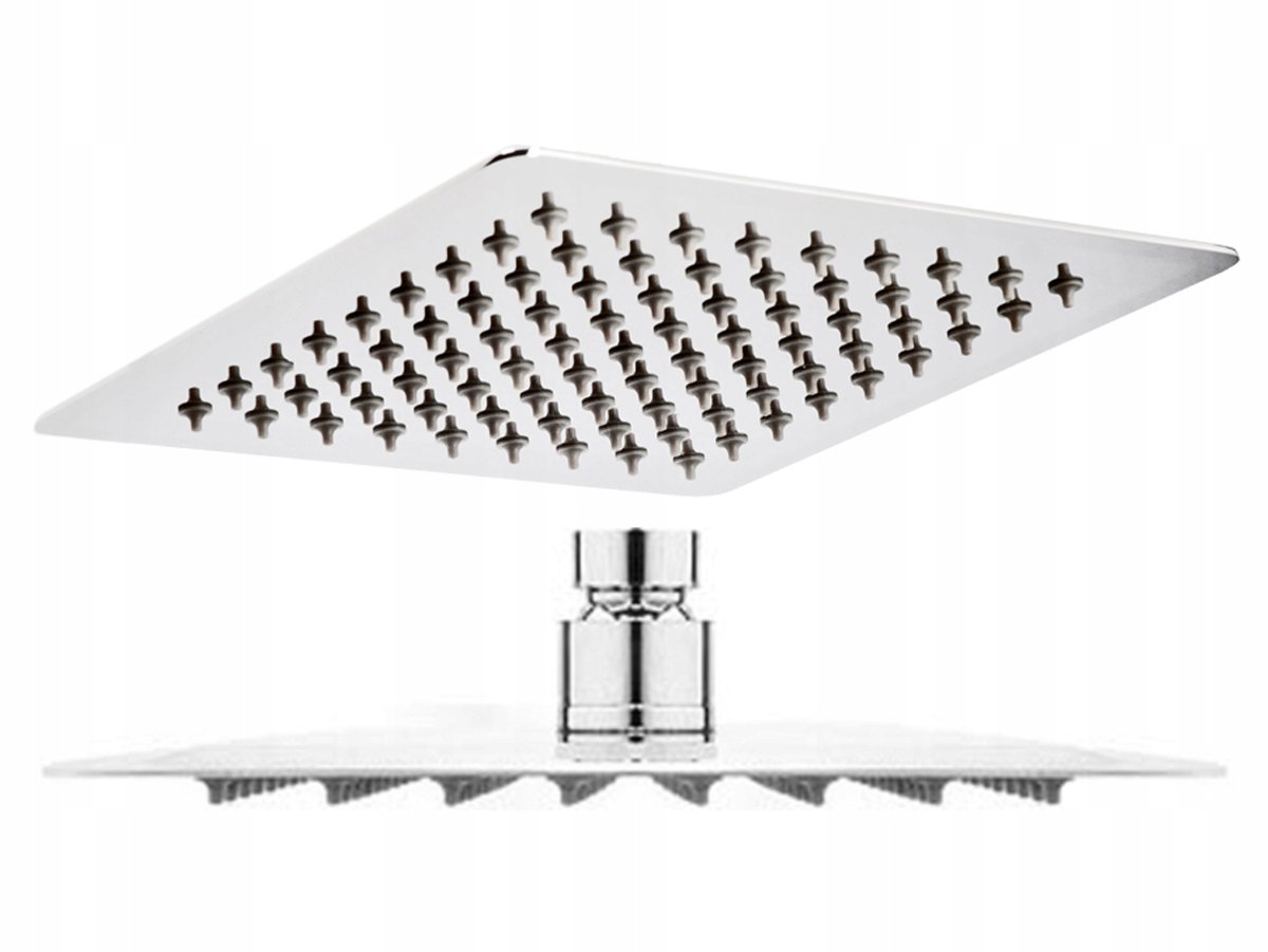 Regendouche 20cm Vierkant RVS 304 Ultra Slim Antikalk