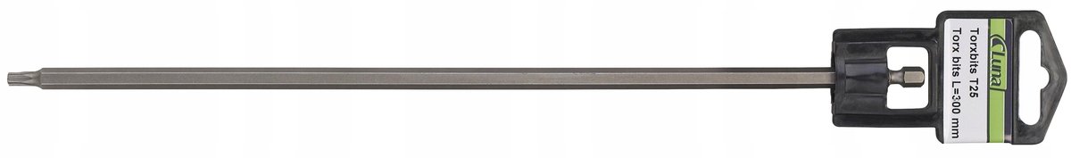 Luna Torx TX25 Bit 300mm 1/4" - Lange Lengte voor Moeilijke Plekken