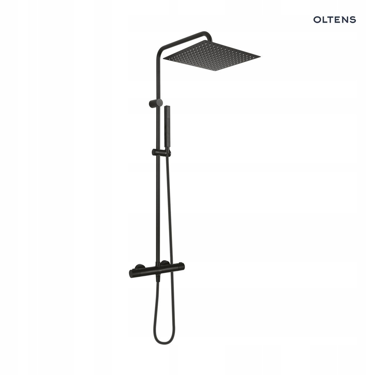 Oltens Boran (S) Thermostatische Doucheset - Mat Zwart