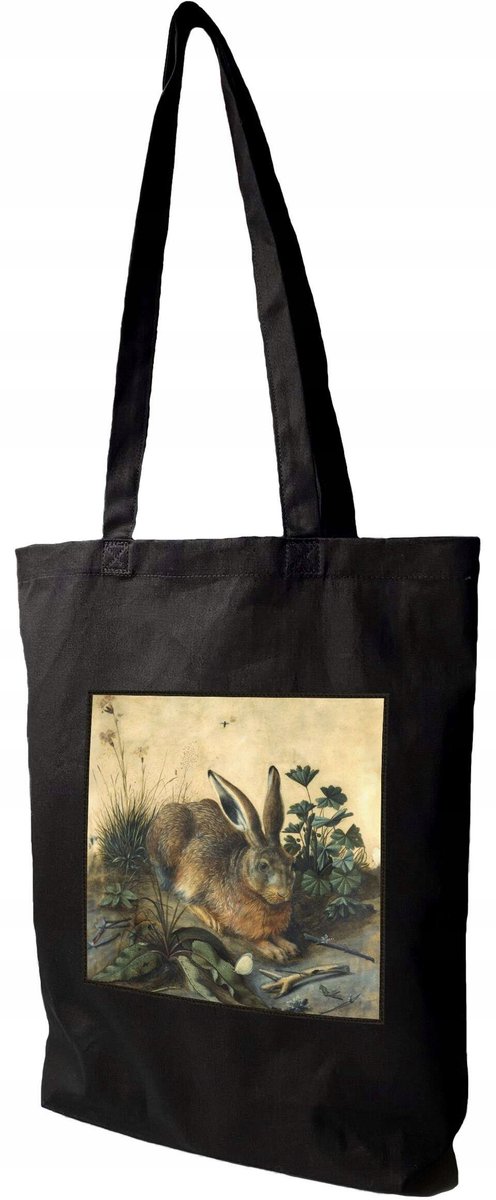 Hans Hoffmann Shopper Tas met Konijn Applicatie - Ruim & Stijlvol