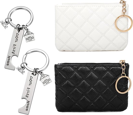 Thuis Sleutelhanger Set - Housewarming Geschenken - Nieuwe Huiseigenaar Cadeau Maak je