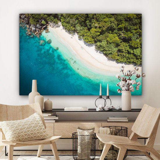 Peintures sur Toile Plage - Pierres - Australie - 150x100 cm - Décoration murale