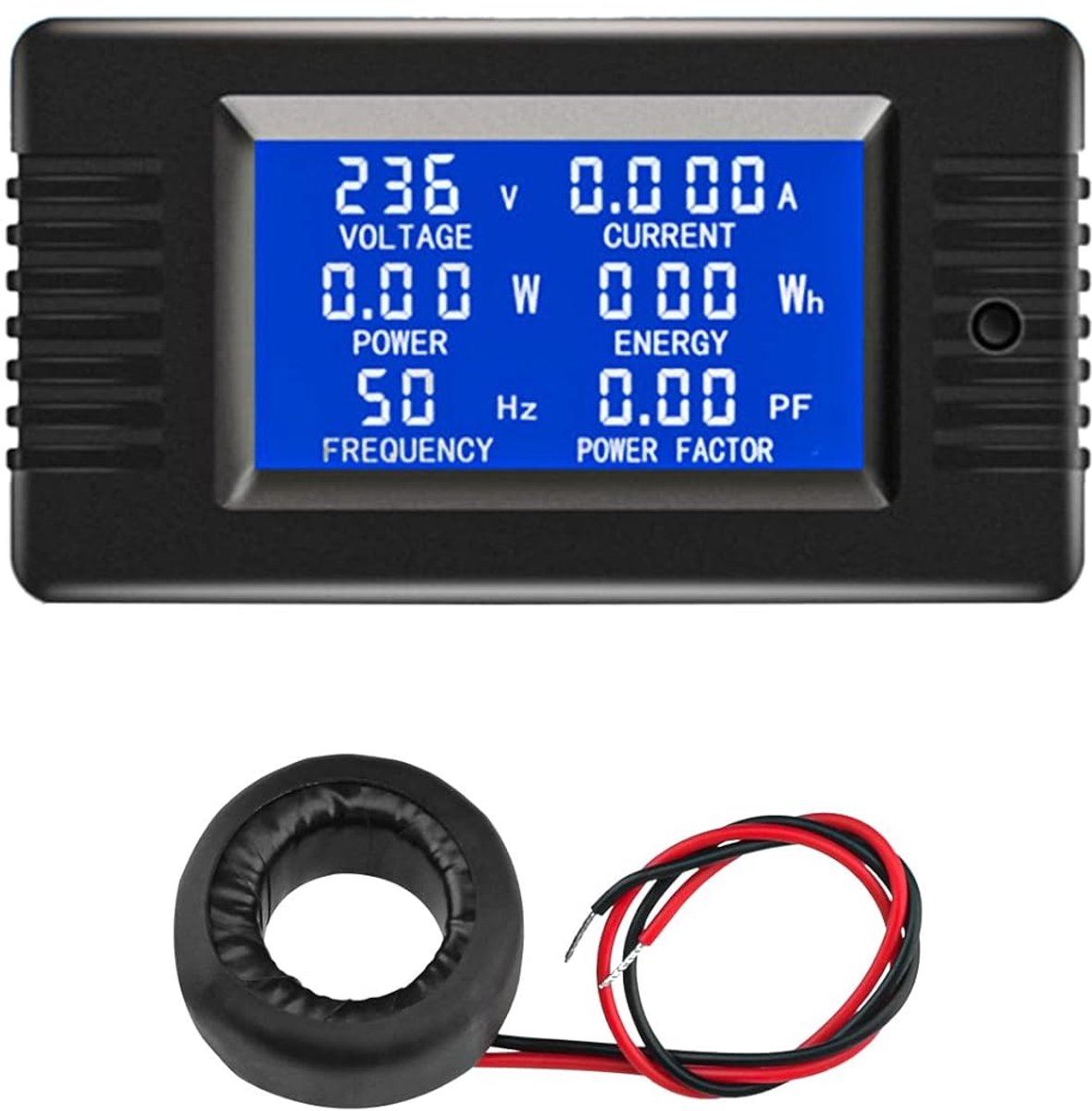 Digitale Ampèremeter en Voltmeter 6-in-1 voor Huishoudelijk Gebruik - AC 80-260V