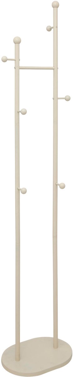 5Five Liny Kapstok 6 Metalen Haken - 40x30x188cm - Beige