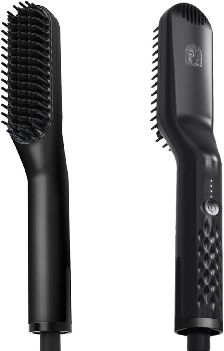 Odenson Beard Straightener - Elektrische Baard Stijltang - Snelle Opwarming & Ionische Technologie - Voor een Verzorgde Baard
