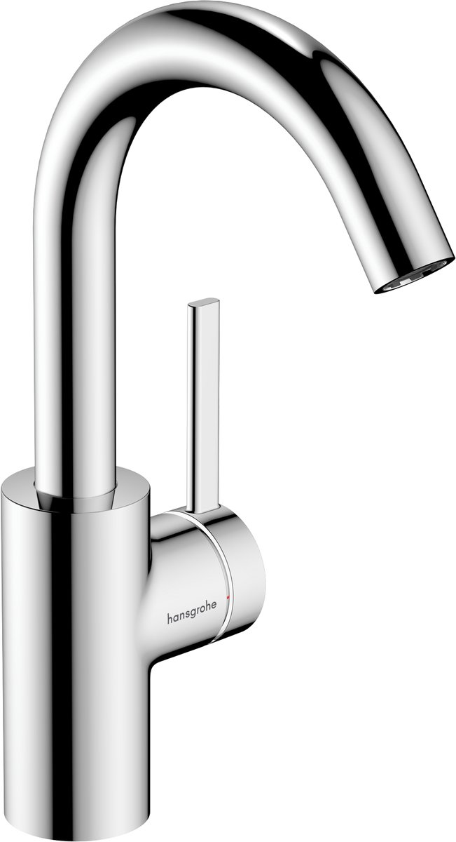 Hansgrohe - Zesis S - Wastafelmengkraan - Ééngreeps bediening - CoolStart energiebesparend - Push-open afvoer - 210mm maat - Draaibare uitloop - Chroom