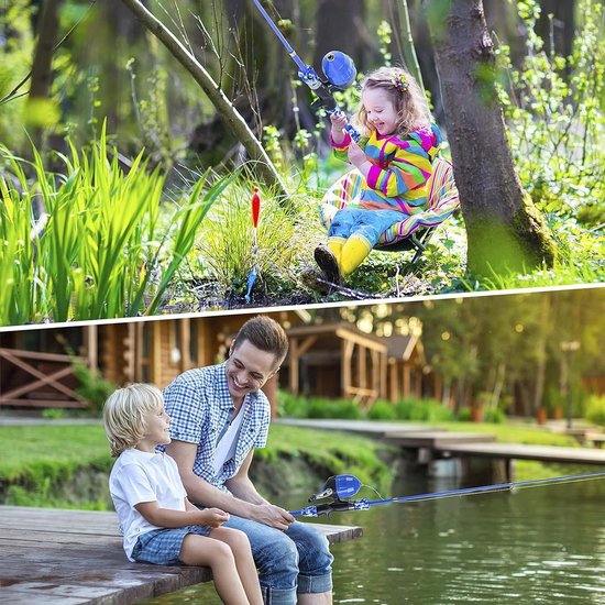 Vishengel Set Voor Beginners - 1.2M - Inclusief Opbergtas, Hengel & Doosje met Accessoires - Vishengel Kinderen - Complete Hengelset - Vishengelset - Vishengel Set - Hengel - Hengel - Vishengel set - Vishengel Kinderen - Leuk Voor Op Vakantie van Merkloos — afbeelding 3