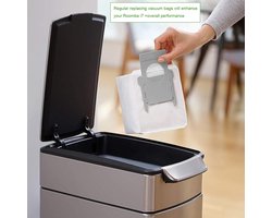 Stofzuiger zakken - geschikt voor iRobot Roomba i3 / i4 / i6 / i7 / i8 / E5 / E6 / S9+ / J7+ - Robotstofzuiger - Perfecte Pasvorm en Hoge Kwaliteit - 6 stuks