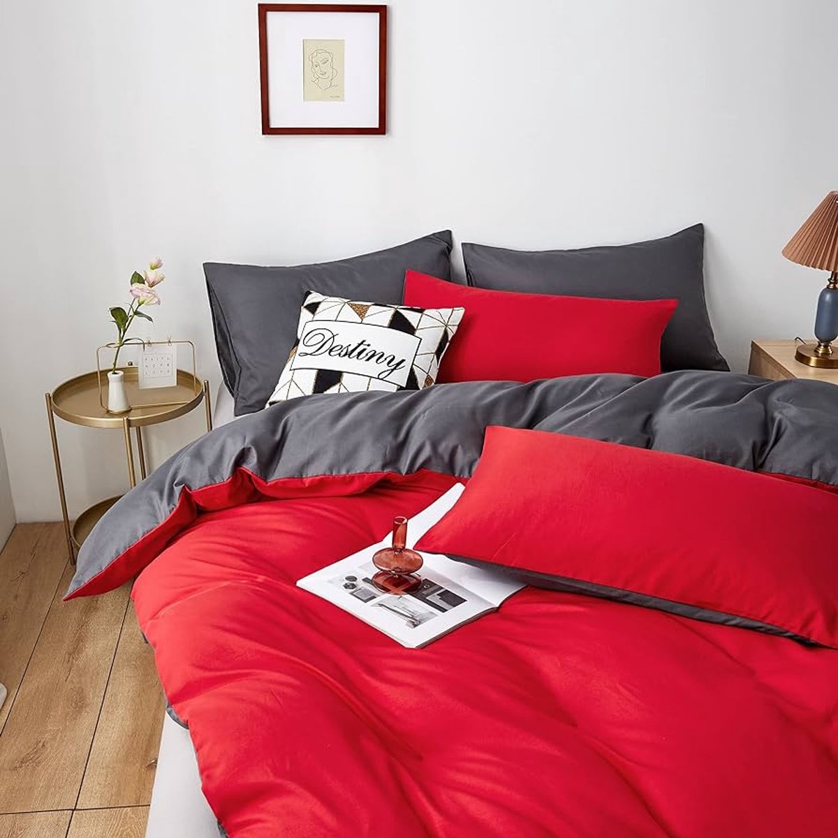 Image of 3-delige beddengoedset - modern en ademend - set van 3 - 200 x 200 cm