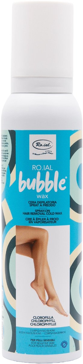 Ro.ial Bubble Wax Spray 150 ml – Koude Spray Wax met Chlorofyl voor Gevoelige Huid