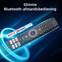 Moderne afstandsbediening met streaming-app-knoppen zoals Netflix en YouTube. "Slimme Bluetooth-afstandsbediening."