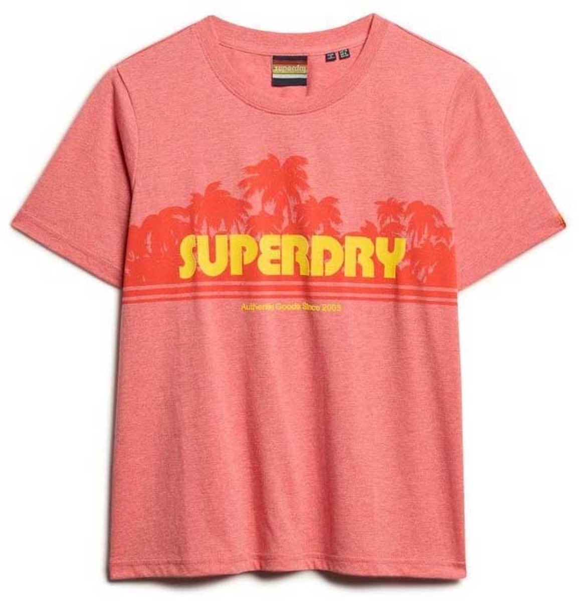 Superdry Gestreept Outdoor T-shirt met relaxte pasvorm Dames T-shirts Rood