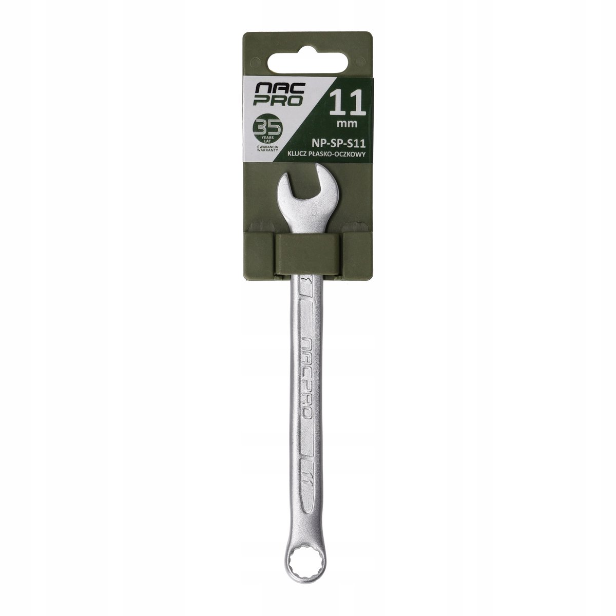 NAC Ring- en steeksleutel 11 mm CrV Satijn