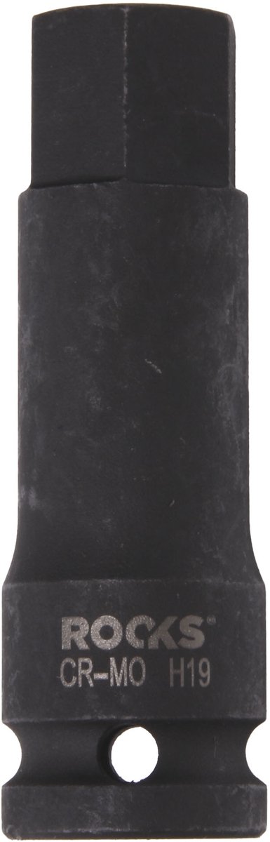 ROOKS Slagmoersleutel 1/2" HEX 19 mm, 75 mm CR-MO