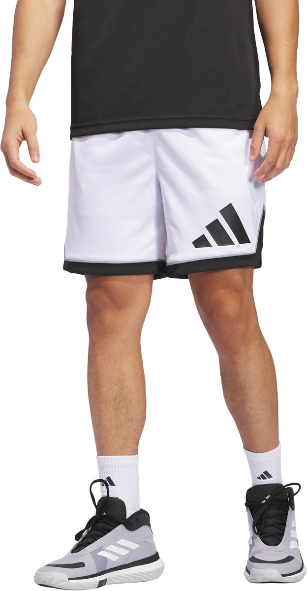 Adidas Performance Adidas Basketball Badge Of Sport Short Heren Wit