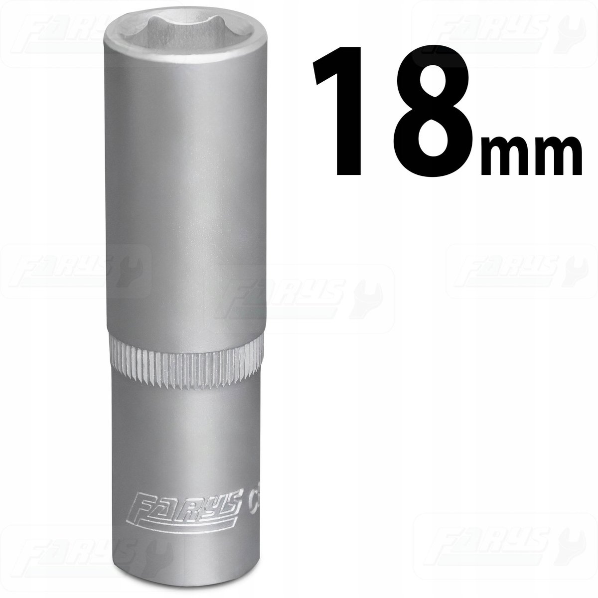Lange 18 mm 1/2" zeshoekige kraan - CrV-staal FR1245