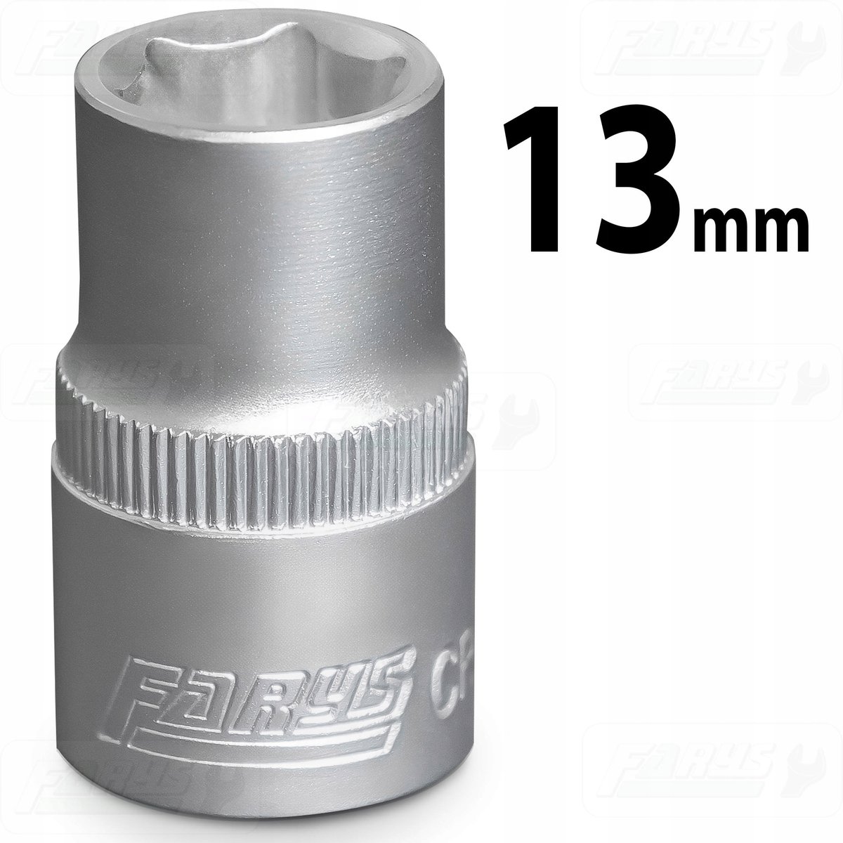 13 mm 1/2" zeskantzeskantdop 13 mm CrV FR1206