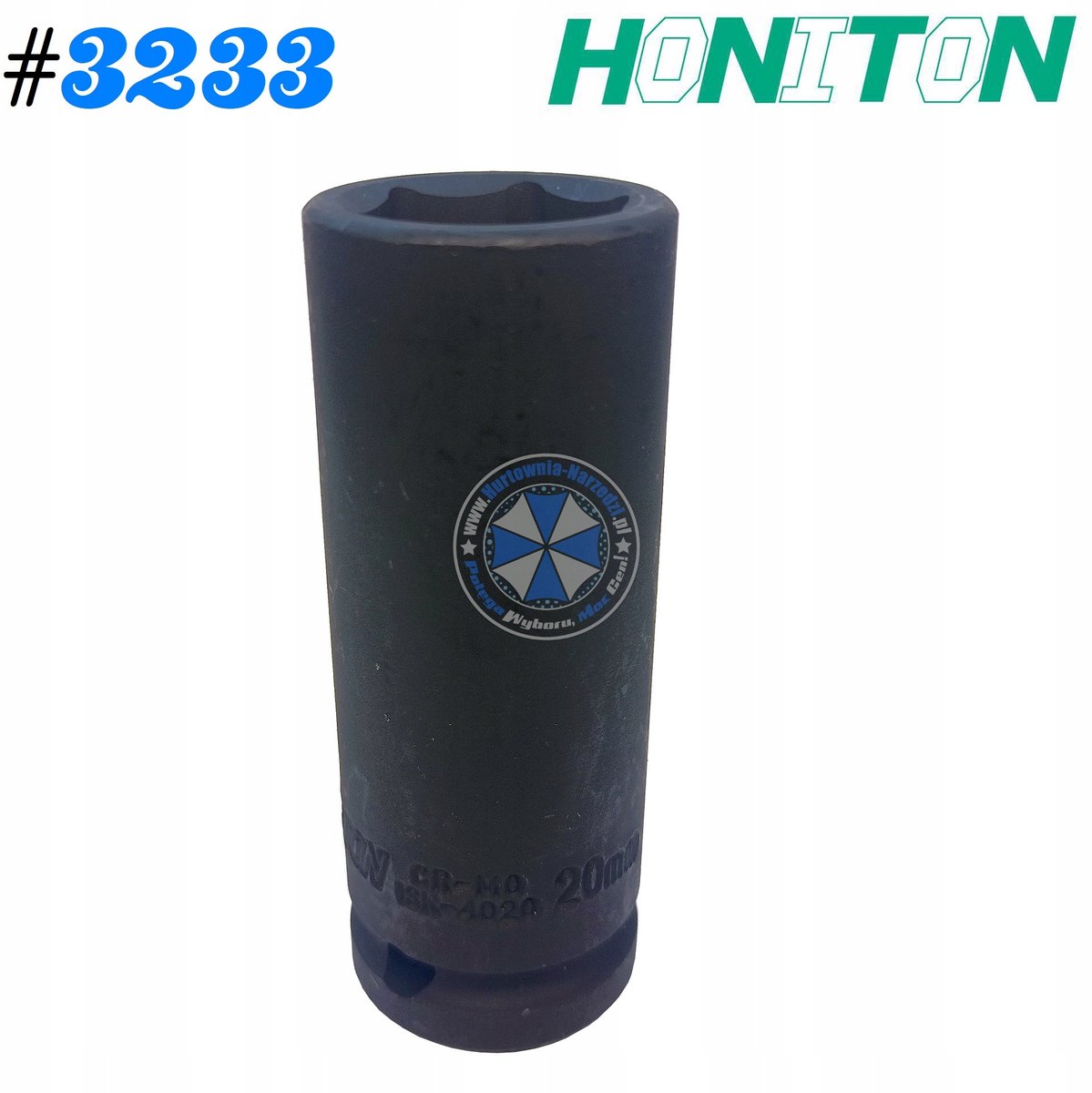 HONITON Slagdoppenset 1/2" 20mm Cr-Mo Lange 6-kant