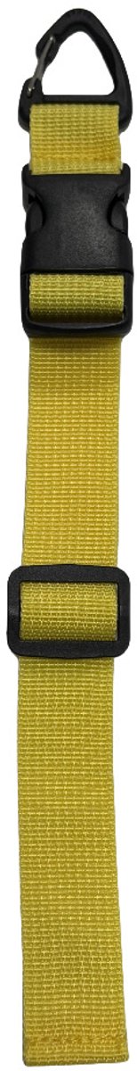 Kabelorganizer - Robuuste verlengsnoerhouder, opbergorganizer, verstelbare opbergriemen met driehoekige clips - Perfect voor garage-organisatie, werkplaatsopslag en mannengadgets - Set van 8 stuks, geel, 43 cm (17 inch)