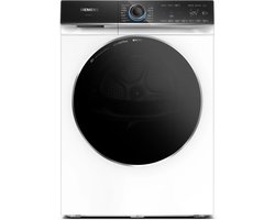 Siemens WR47B2C40, Vrijstaand, Voorlader, Warmtepomp, Wit, Draaiknop, Touch, Rechts