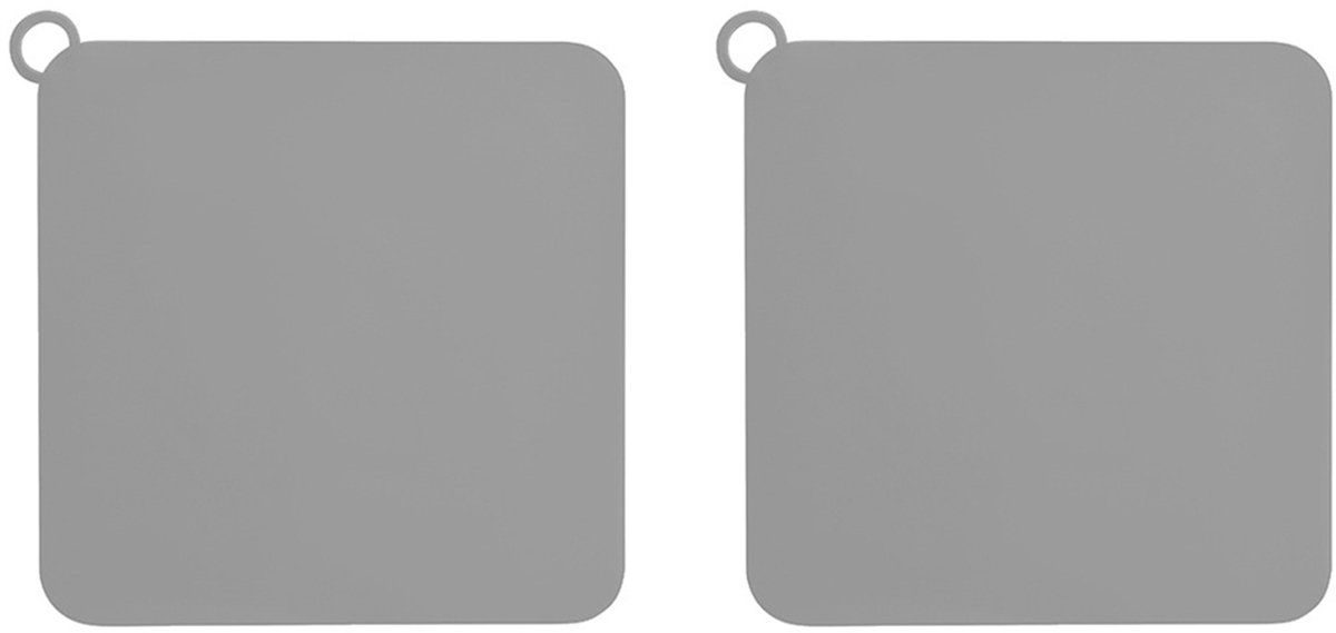 EXCITAT Geurbestendige siliconen afvoerstop - Universele afvoerbeschermer - Geschikt voor baden en douches - 2-pack - Grijs
