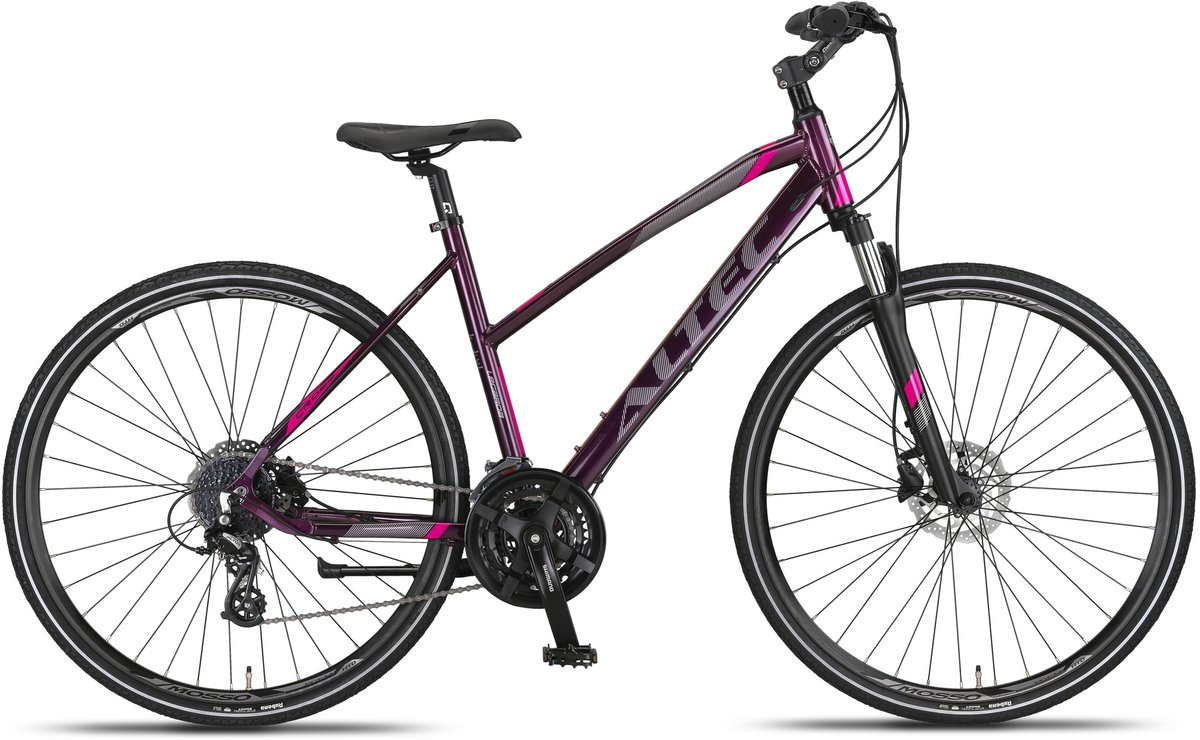 Altec Damesfiets Legarda 28 Inch 49 cm Dames 24V Hydraulische schijfrem Paars