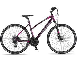 Altec Damesfiets Legarda 28 Inch 49 cm Dames 24V Hydraulische schijfrem Paars