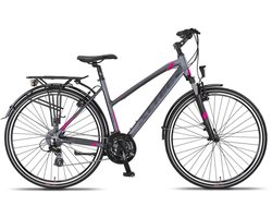 Altec Damesfiets Legarda 28 Inch 49 cm Dames 24V V-Brakes Antraciet