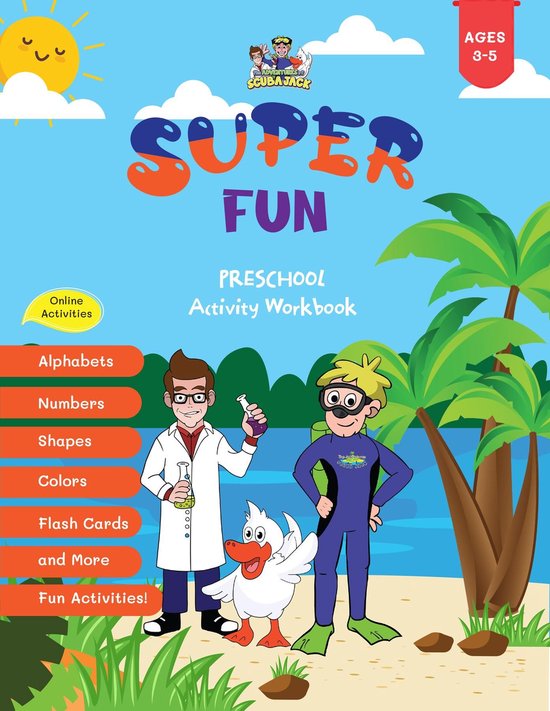 Super Fun Preschool Activity Workbook 3-5 - cover