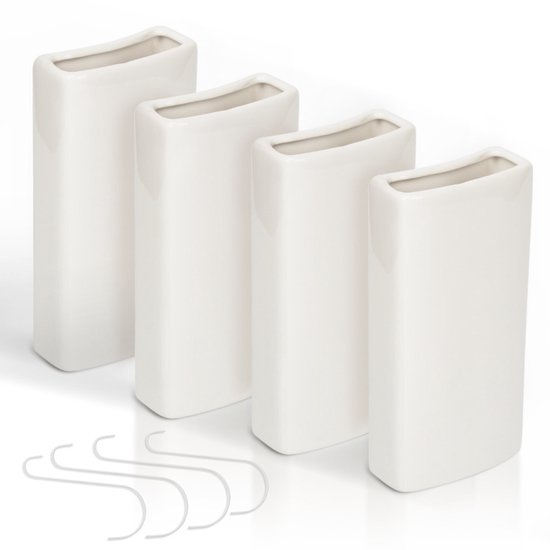 waterverdamper – 4x wit – 19.5 cm – Ideaal voor droge lucht – Snel meer vocht in huis​