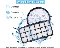 HEPA filter & Motor filter - geschikt voor Rowenta Silence Force Cyclonic X-Treme Power RO7611 RO7634 RO7623 & ZR903701 filtersysteem - geschikt voor Rowenta steelstofzuiger - Wit