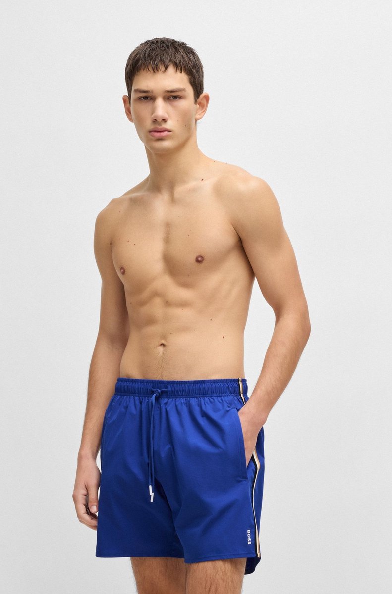 BOSS Zwembroek Iconic Blauw - Heren — afbeelding 3