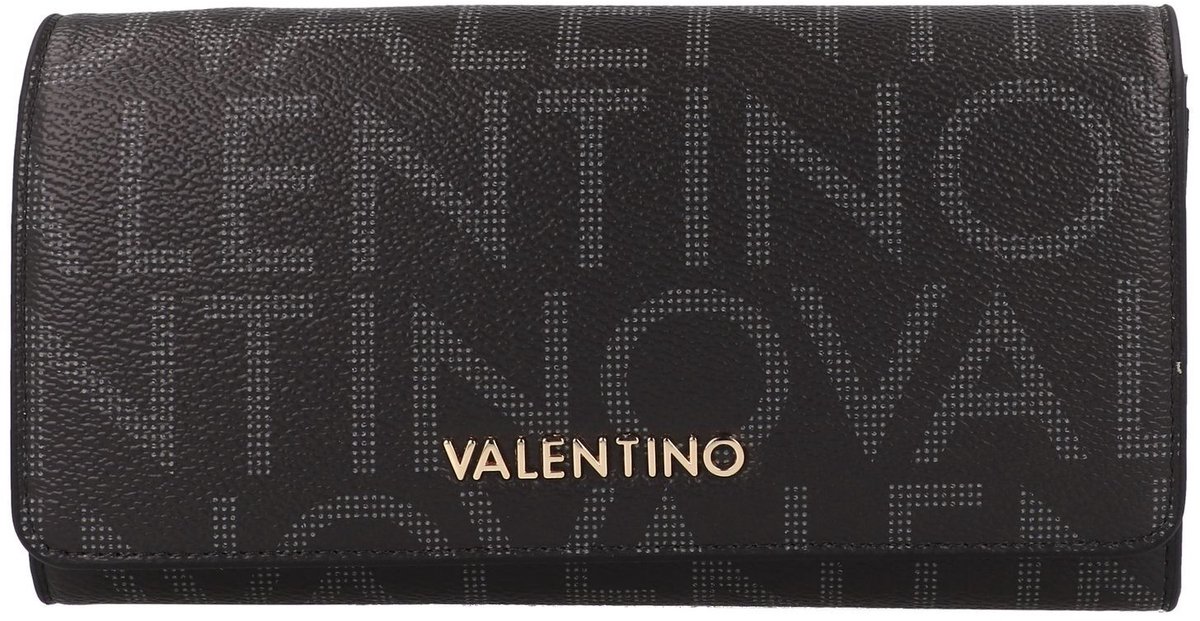 VALENTINO portemonnee Portafoglio Regina RE Wallet Nero antraciet