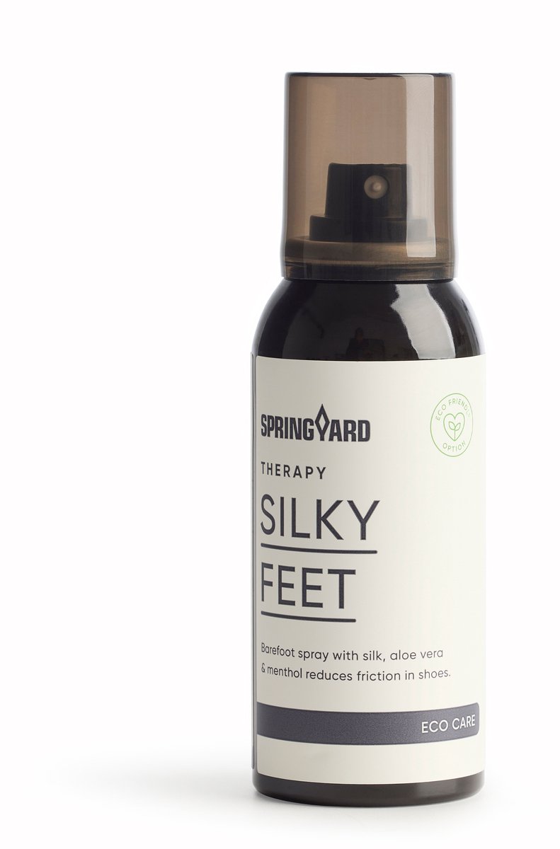 Springyard Silky Feet voetenspray – hydrateert & verzacht – voorkomt wrijving en blaren – 100 ml