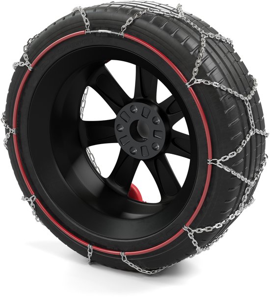 Snovit - X-9/130 sneeuwkettingen - Metalen ketting van 9mm voor personenwagens - Automatisch spansysteem