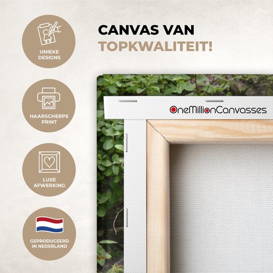 Tableau sur toile 120x90 cm - Décoration murale Vue - Fleurs - Tournesol - Décoration murale salon - Décoration chambre - Accessoires chambre - Peintures