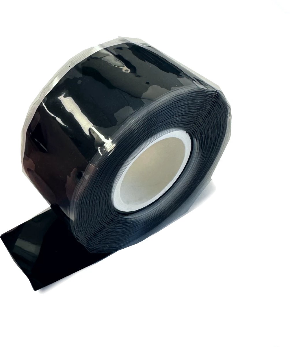 Siliconen tape zwart – 25 mm x 3,6 m